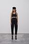 High Waist Slouchy Trousers Black