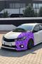 Purple Triangle Cut Camouflage Car Covering Foil 1 Square Meter (Glossy Foil Model)