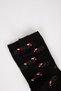 Women's New Year's Themed Cotton Long Socks - 2