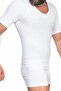 White Mi Emay E1010 Half Sleeve Men's Corset Undershirt - 3