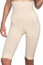 Women's Skin Color Seamless Long Leg Double Boxer Corset