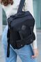 Unisex Black Waterproof Lightweight Comfortable Impertex Fabric Anti-theft Backpack (DAILY SCHOOL TRAVEL) - 6