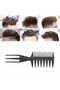 Large Toothed Three Sided Hair Salon Fish Bone Shape Hair Comb Hair Styling Comb - 2