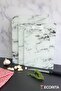 Set of 3 White Marble Look| Glass Cutting Board - Glass Cutting Table - 2