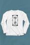 Hourglass Heart Brain Love Logic Long Sleeve T-Shirt Printed T-shirt