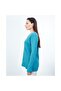 Women's Blue Knitwear V-Neck Winter Mom Flexible Sweater - 3