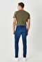 Men's Navy Blue Extra Slim Fit Slim Fit 5 Pocket Rııs Stretch Denim Jean Jeans - 6