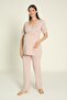 Milk Coffee Robed Maternity and Postpartum Pajama Set - 4