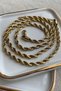 Steel Intermediate Size Twist Necklace - 2