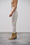 High Waist Slouchy Trousers Beige - 2