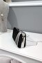 Black Satin Three Rows of Stone Evening Dress Box Model Women's Bag - 2