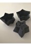Bybirgül Anthracite 18 Pieces Silicone Mini Star Cake Mold, Muffin Mold, Cupcake Mold 18 Pieces - 4