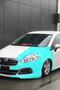 Turquoise Triangle Cut Camouflage Vehicle Covering Foil 1 Square Meter (the Shiny Foil Model) - 6