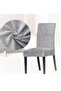 Velvet Fabric Washable 6-Piece Chair Cover