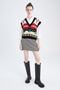 New Year's Themed V-Neck Sweater - 4