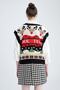 New Year's Themed V-Neck Sweater - 7