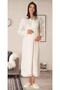 Women's Maternity Nightgown Set with Dressing Gown - 2