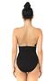 Seamless High Waist Double Slip Corset Panties with Snap Fasteners 2019 Black - 2