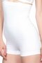 Women's White Seamless High Waist Short Leg Boxer Corset 2047