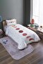 Moon Tropic Patterned Single Bedspread and Pique Set - 2