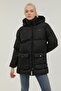 2w W-bella Jacket 2pr معطف طويل للنساء باللون الأسود