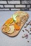 Wooden Beech Snack Bowl - Breakfast and Service - Presentation Plate Kz1024 - 2