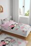 Sleeping Minnie Patterned Single Baby Kids Bedding Set - 2