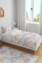 Colorful Rainbows Patterned Single Baby Children's Duvet Set - 2