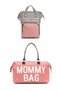 Mother Baby Care Backpack with Thermal Feeding Bottle and Mommy Bag Mother Baby Care Bag with Thermal Bottle