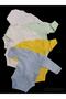 Long Sleeve Snap-on Badi Crew Neck Body Breathable Fabric Solid Color Bodysuit (Pack of 5) Between 0-48 Months - 4