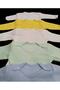 Long Sleeve Snap-on Badi Crew Neck Body Breathable Fabric Solid Color Bodysuit (Pack of 5) Between 0-48 Months - 6