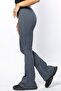 Smoked Ribbed Spanish Leg High Waisted Knitted Tights - 2