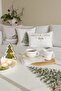 Winter New Year New Year 3-Piece Set with Piping Throw Pillow Cover