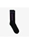 Men's Printed Black Socks