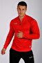 Nacce 22 - Men's Red Half Zipper Tracksuit Set - Nacce22-ant - 3