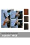 Genuine Leather RFID Protected Patterned Black Mini Wallet Card Holder - 2