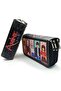 Pencil Case Anime Group Blackpink Manga Kawai Organizer Pencil Case Vegan Leather Three Compartment Pen Holder - 2