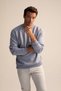 Basic-Sweatshirt aus Baumwolle mit Rundhalsausschnitt in Oversize-Passform
