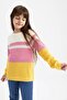 Girl's Regular Fit Crew Neck Sweater N8563A622Au - 5