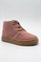 Lace-up Zippered Leather Baby Boots Powder Pink - 2
