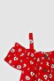 Girl's Floral Short Sleeve Blouse - 2