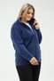 Indigo Blue Fleece Cardigan Unisex - 6