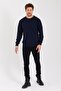 Bisiklet Yaka Sweatshirt