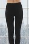 Women's Black Thermal Hooded Seamless Tights 1302 - 3