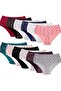Pack of 12 Patterned Women's Bato Panties