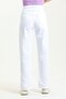 White Leg Slit Wide Leg Jeans Wide Leg Jeans - 6