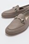 F03 Stone Skin Genuine Leather Women's Ballerinas - 4