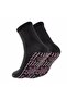 Unisex Standard Size Thermal Socks Tourmaline Self-Heating Magnetic Therapy Winter Socks Pink