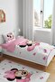 Pink Minnie Patterned Single Baby Kids Bedding Set - 2