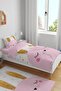Gold Eared Rabbit Patterned Single Baby Kids Bedding Set - 2